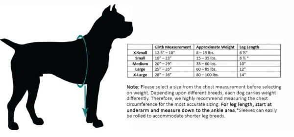 Canine Comfort & Care Sleeves (Front)